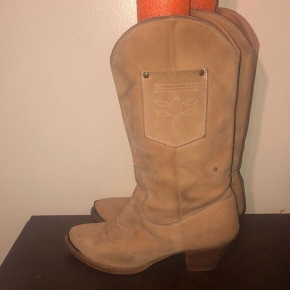 Vintage Zodiac Suede Leather Boots - Picture 6 of 8